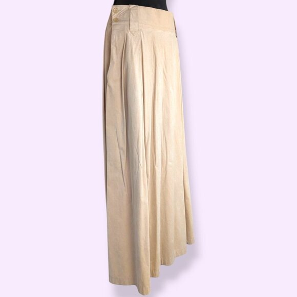 🍁V. Linda Lundstrom Pleated Ultra Suede Skirt - Picture 4 of 12